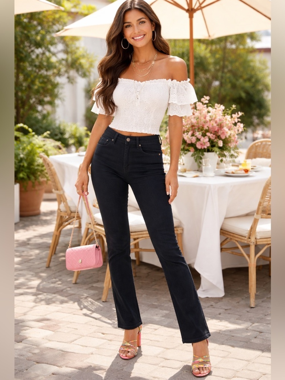 EUC Joe’s SZ 28 black 5-pocket high rise flare “The Charlie Flare”/waist 28”-30”
